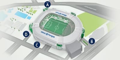 Карта на Сантијаго Allianz