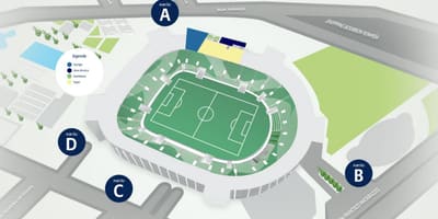 Карта на Allianz Сантијаго - Ниво 2