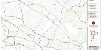 Карта на Aricanduva-Вила) São Паоло - Патишта