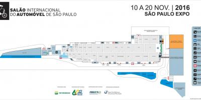 Карта на auto show São Паоло