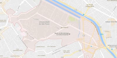 Карта на Butantã São Паоло