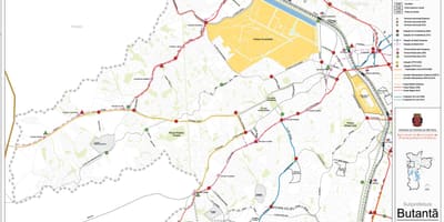 Карта на Butantã São Паоло - Јавни превезува