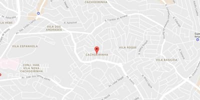 Карта на Cachoeirinha São Паоло