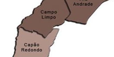 Карта на Campo Limpo под-префектурата