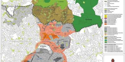 Карта на Каса Верде São Паоло - Окупацијата на почвата