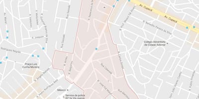 Карта на Cidade Ademar São Паоло