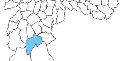 Карта на Cidade Dutra област