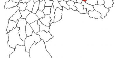 Карта на Cidade Líder област