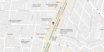 Карта на Cursino São Паоло