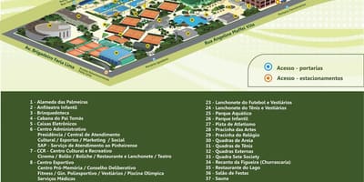 Карта на Esporte Clube Pinheiros