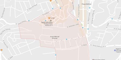 Карта на Freguesia не - São Паоло