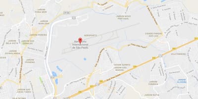 Карта на Guarulhos аеродром