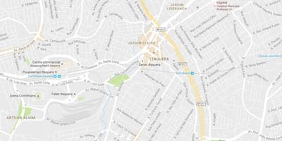Карта на Itaquera São Паоло