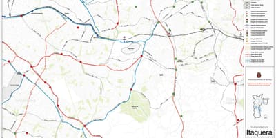 Карта на Itaquera São Паоло - Јавни превезува
