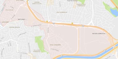 Карта на Jaguara São Паоло