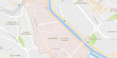 Карта на Jaguaré São Паоло