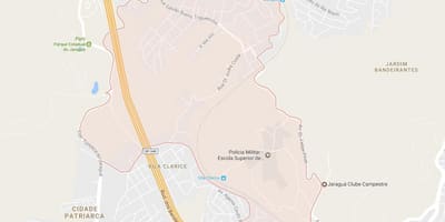 Карта на Jaraguá São Паоло
