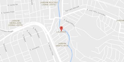 Карта на Lajeado São Паоло