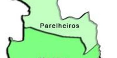 Карта на Parelheiros под-префектурата