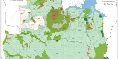 Карта на Parelheiros São Паоло - Окупацијата на почвата