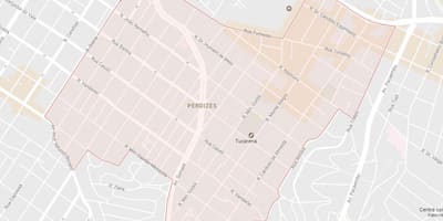 Карта на Perdizes São Паоло