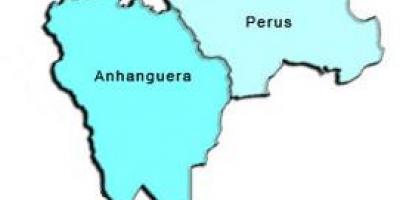 Карта на Perus под-префектурата