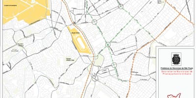 Карта на Pinheiros São Паоло - Патишта