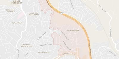 Карта на Pirituba São Паоло