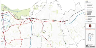 Карта на São Мигел Paulista São Паоло - Јавни превезува