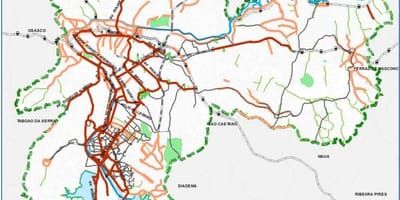 Карта на São Паоло велосипедизам пат