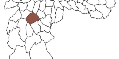 Карта на Santo Amaro област