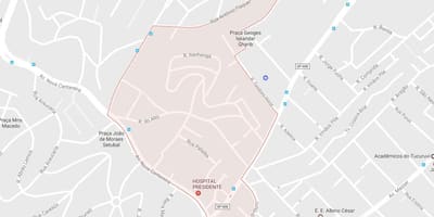 Карта на Tucuruvi São Паоло