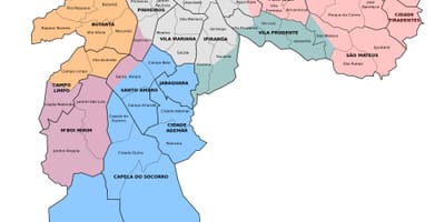 Карта на zonas СП